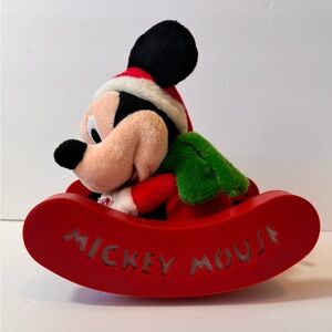 Disney Mickey Mouse Christmas Holiday Animated Sleigh Pals Lights Up & Sings